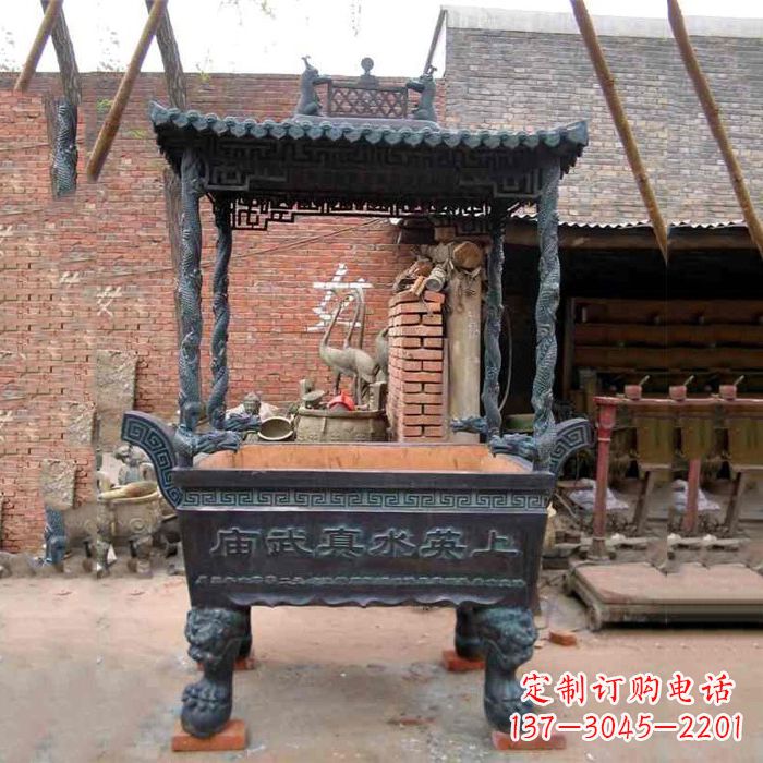 江西现代铜香炉