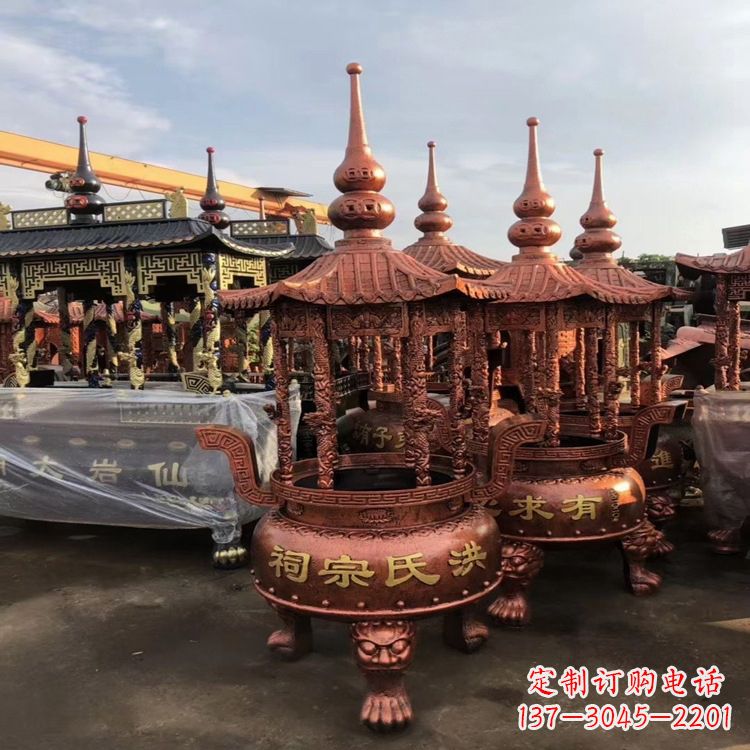 江西香炉铜雕