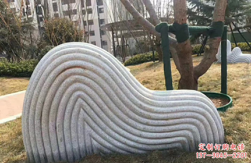 江西小区大理石纹理假山雕塑