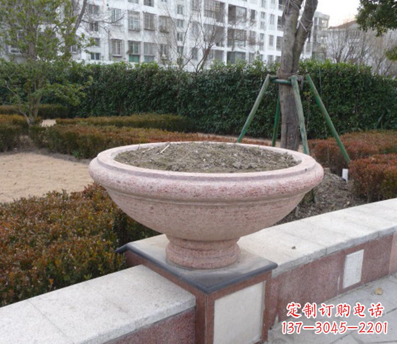 江西小区花盆石雕