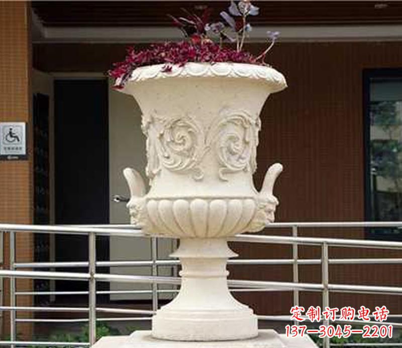 江西小区花盆景观石雕