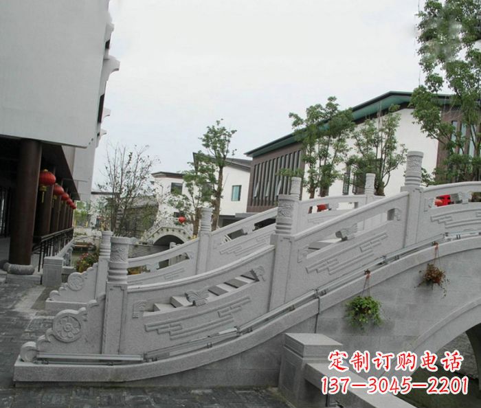 江西小区景观大理石拱桥