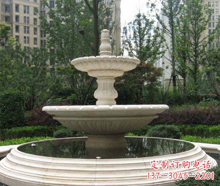 江西小区景观欧式喷泉石雕 (2)