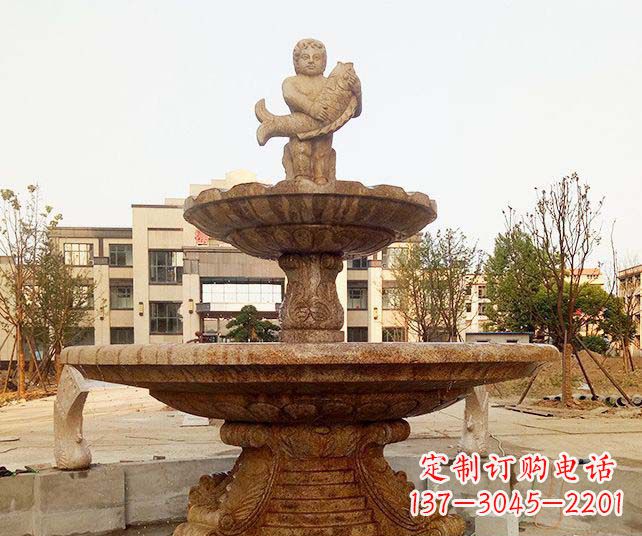 江西小区景观欧式喷泉石雕
