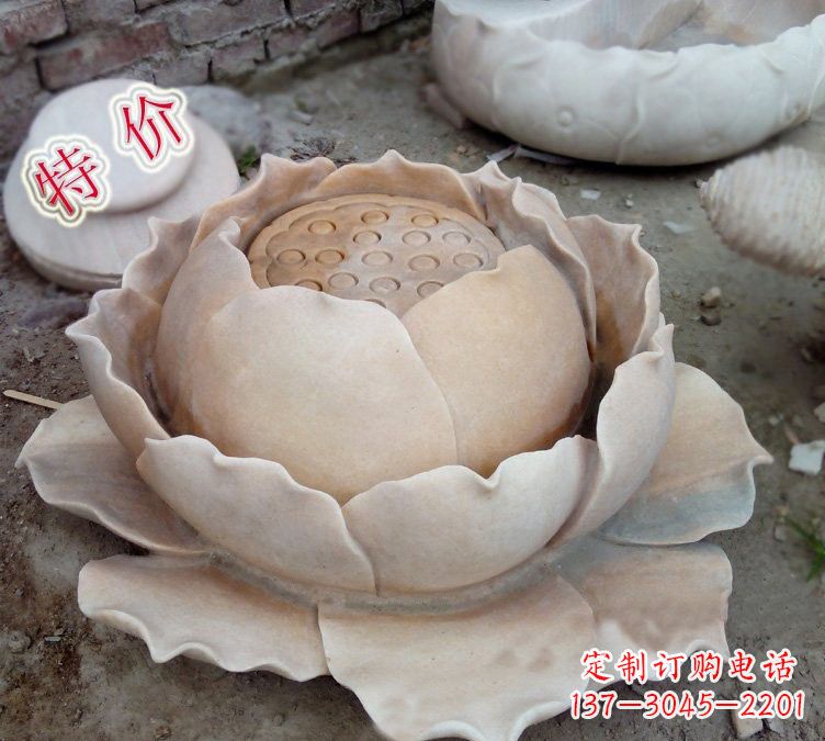 江西小区莲花石雕
