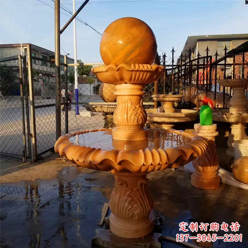 江西小区石雕喷泉塔