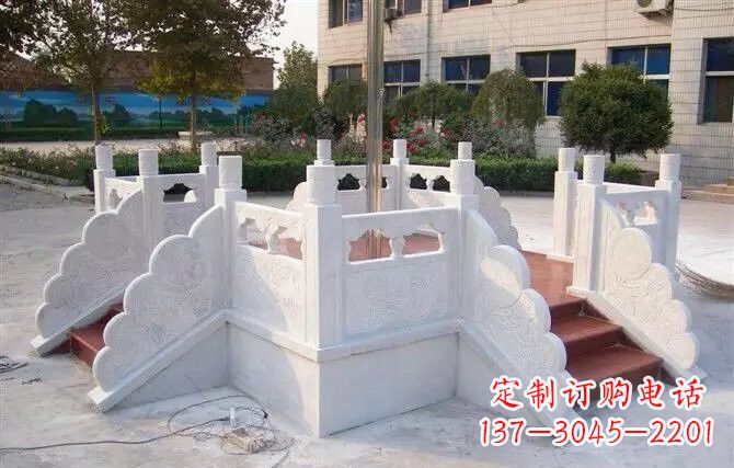 江西校园汉白玉升旗台