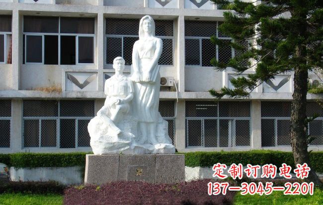 江西校园人物晨读的学生