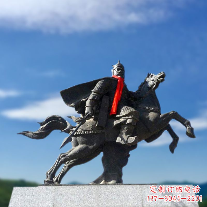 江西薛仁贵西征雕塑-唐初著名将领中国历史名人雕像
