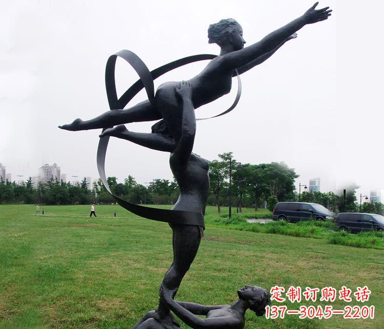 江西艺术体操运动员雕塑