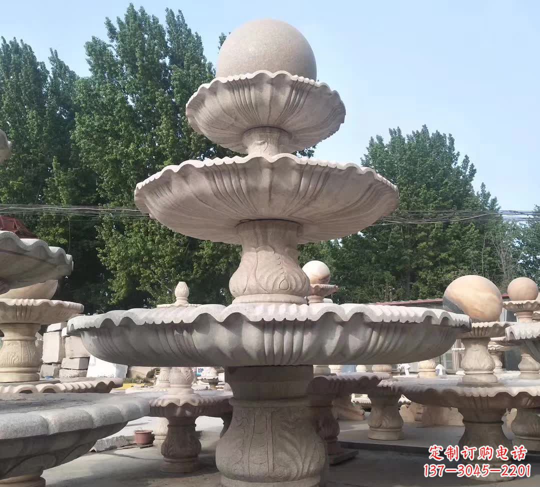 江西音乐风水球石雕