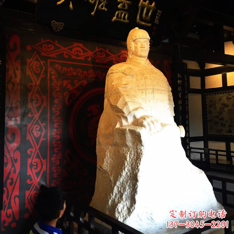 江西英雄盖世楚霸王石雕像