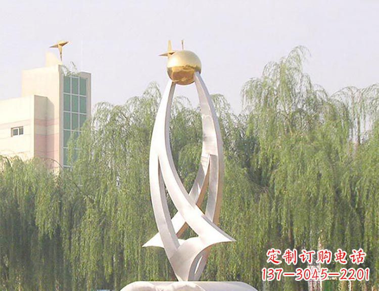 江西园林不锈钢创意书籍雕塑 