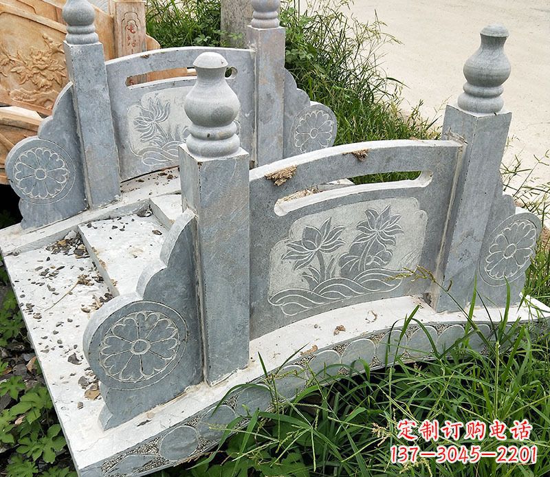 江西园林仿古石栏板景观石雕_1 (2)