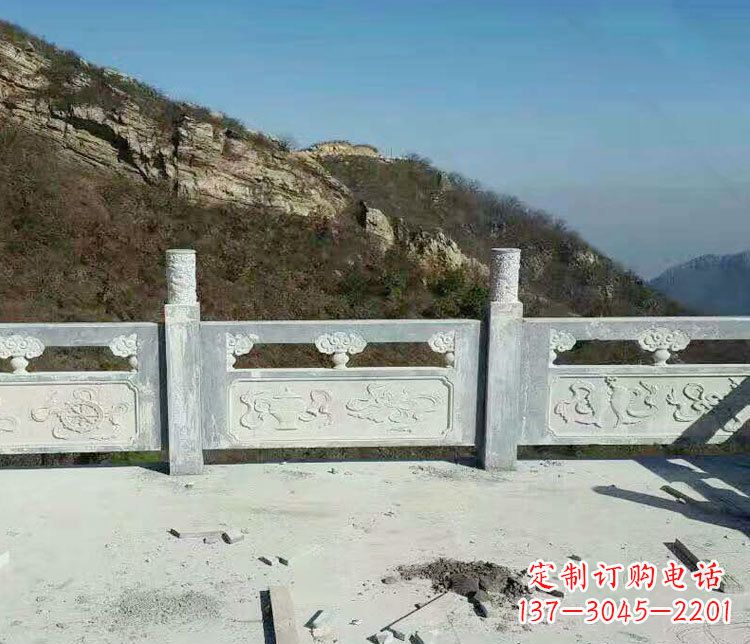 江西园林仿古石栏板景观石雕_2 (3)