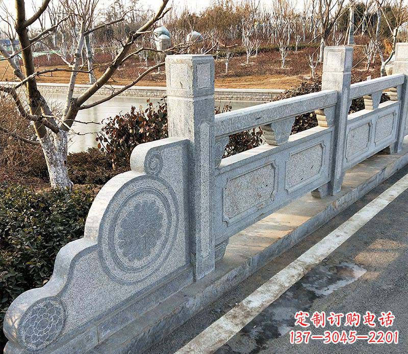 江西园林仿古石栏板景观石雕_1