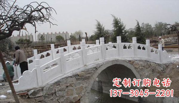 江西园林汉白玉大桥栏板景观石雕