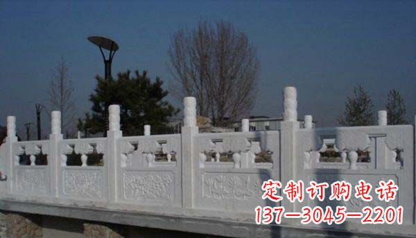 江西园林汉白玉栏板景观石雕