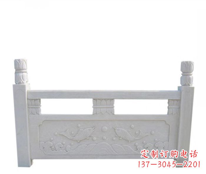 江西园林汉白玉石浮雕栏板