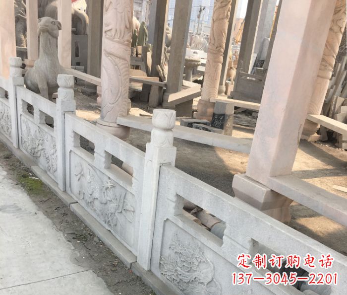 江西园林景观大理石浮雕栏板石雕