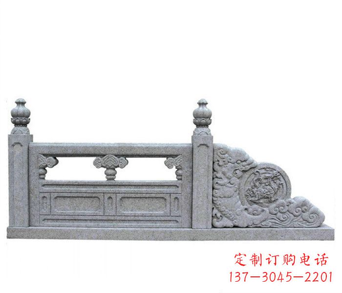 江西园林景观大理石栏板雕塑 (2)