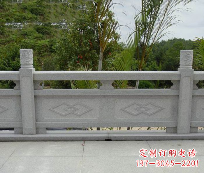 江西园林景观大理石栏板雕塑 (3)