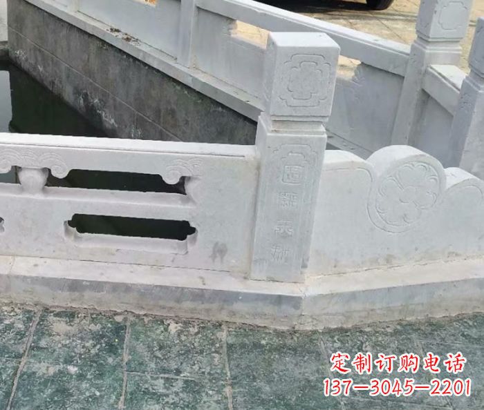 江西园林景观大理石栏板雕塑 (7)