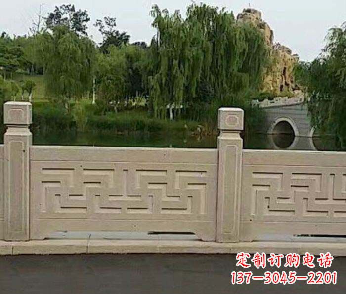 江西园林景观大理石栏板石雕 (4)