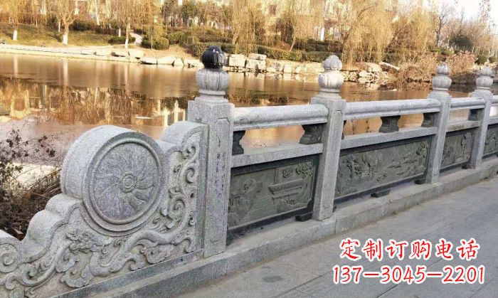 江西园林景观大理石栏板石雕 (10)