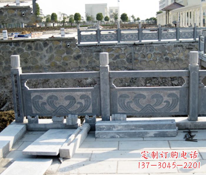 江西园林景观大理石栏板石雕 (11)
