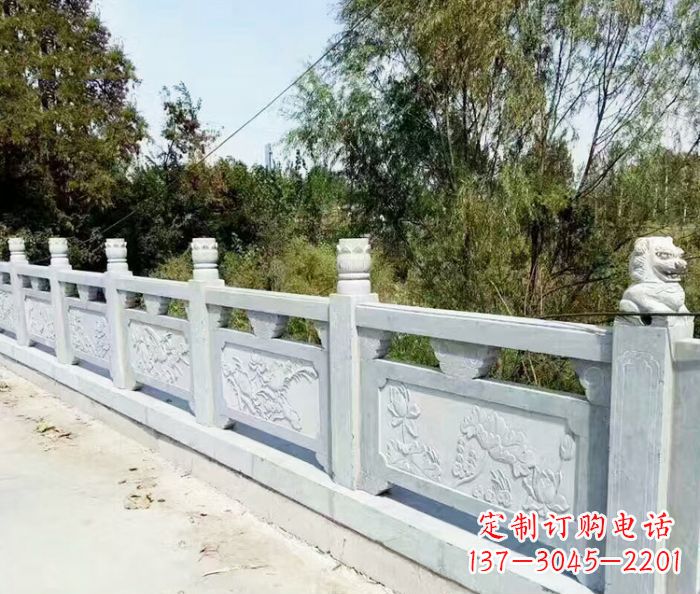 江西园林景观大理石栏板石雕_1