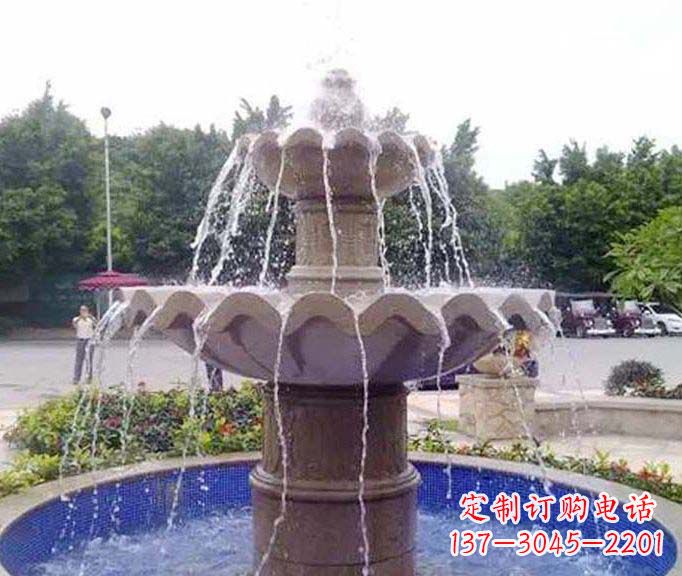 江西园林景观大理石喷泉石雕