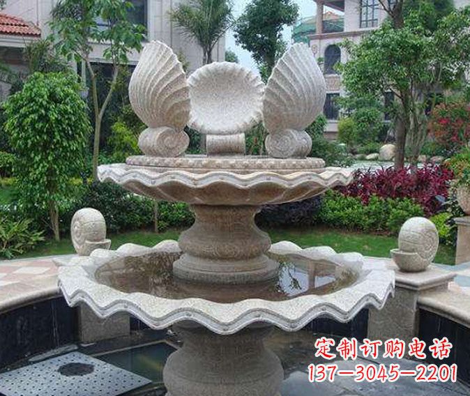 江西园林景观多层喷泉石雕