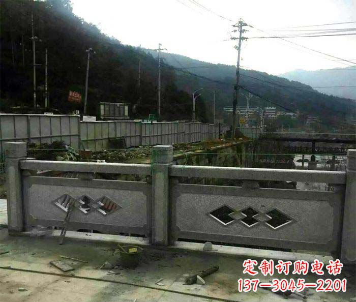 江西园林景观仿古石浮雕栏板 (2)