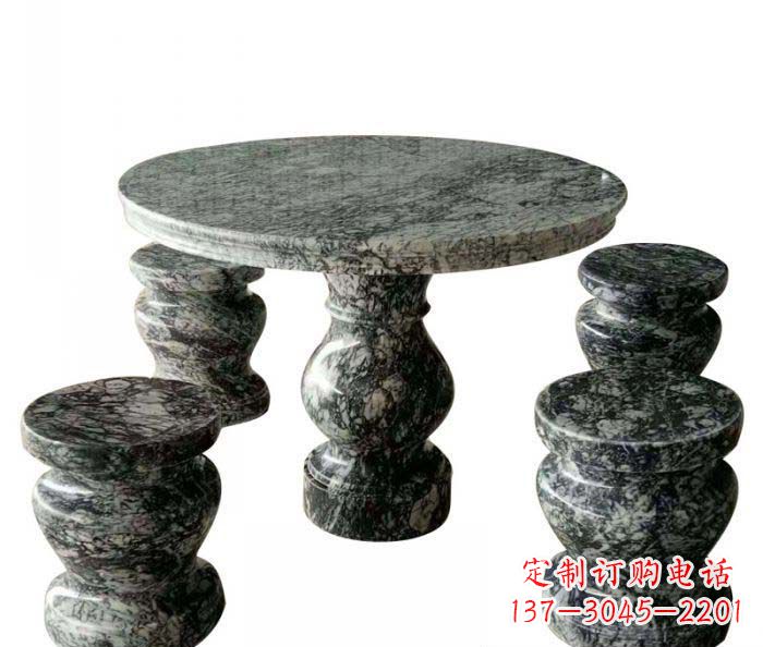 江西园林景观圆形石桌凳