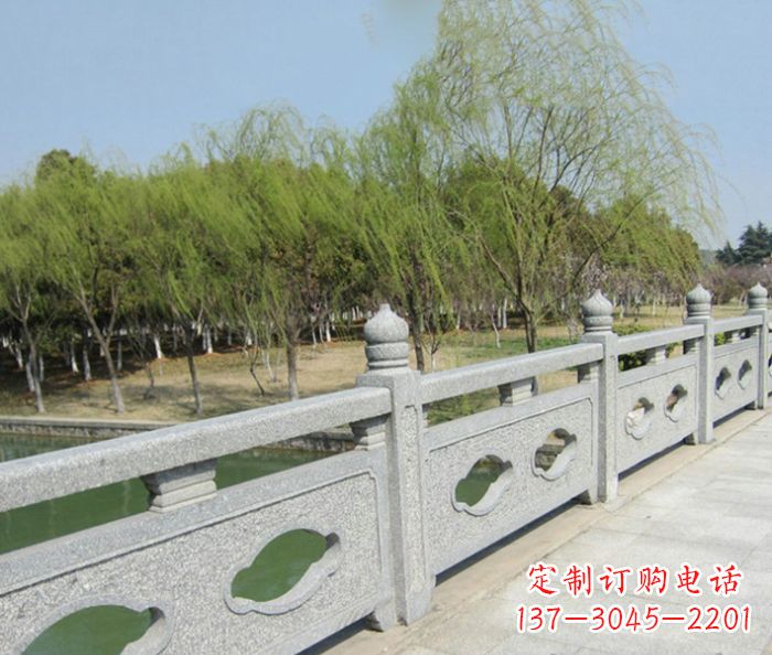 江西园林景观真山桥石雕栏板