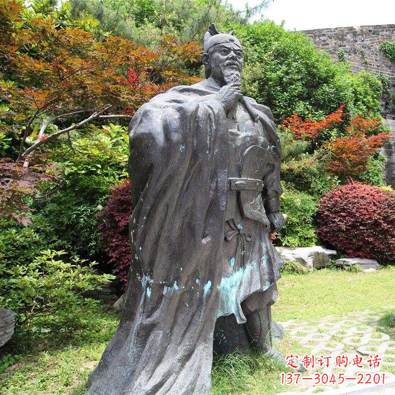 江西园林历史人物明太祖朱元璋雕塑
