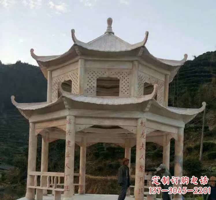 江西园林石雕凉亭