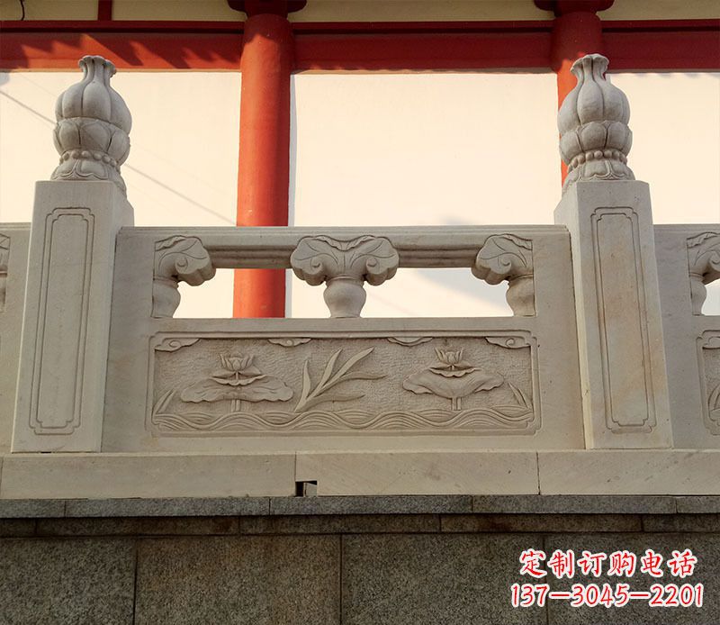 江西园林石浮雕栏板景观石雕 (2)