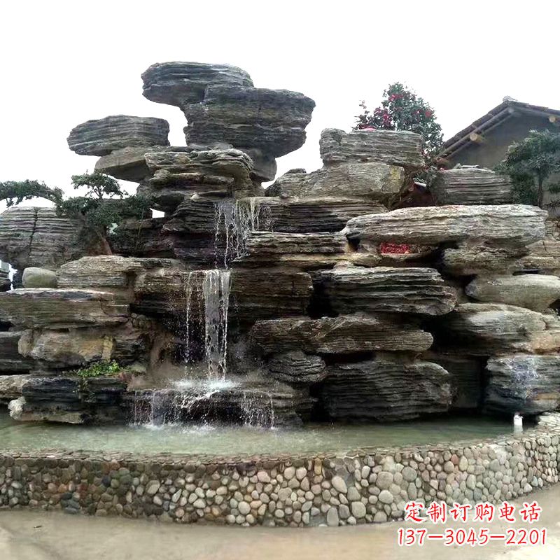 江西园林塑石假山流水