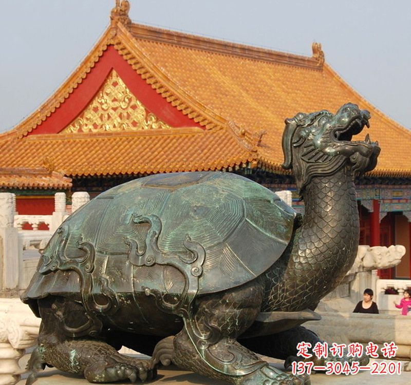 江西招财龙龟铜雕塑