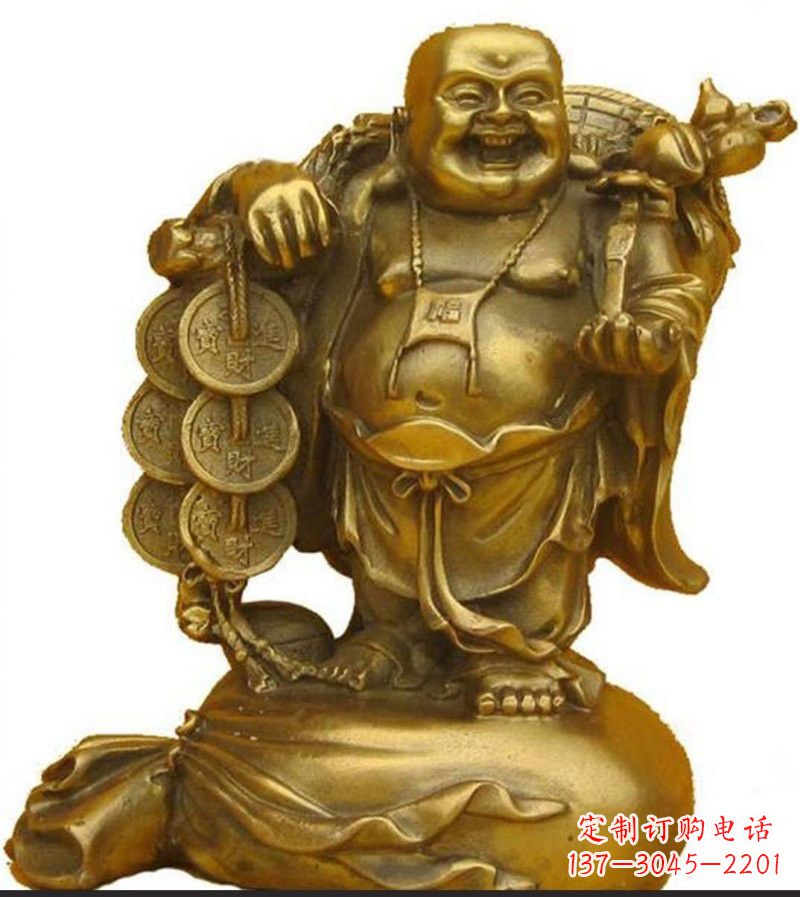 江西招财弥勒佛铜雕