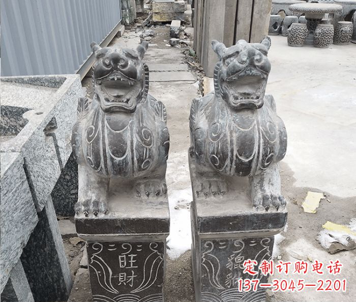 江西招财神兽貔貅石雕 (2)