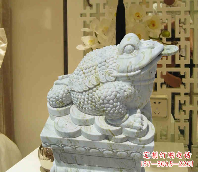 江西招财神兽金蟾石雕