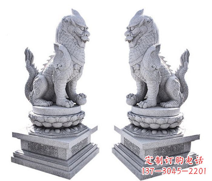 江西招财神兽麒麟石雕