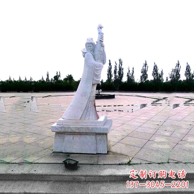 江西中国古代四大美女之王昭君广场石雕塑