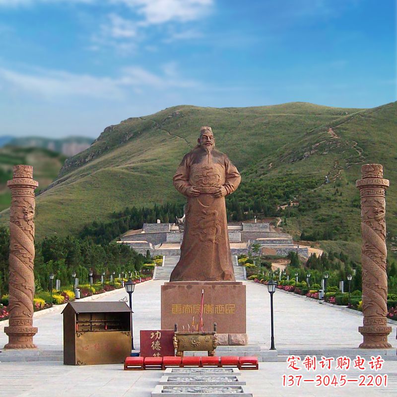 江西中国历史名人大型李世民景观雕塑