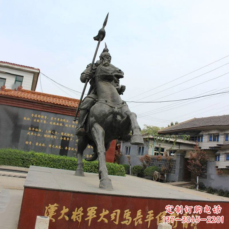 江西中国历史名人汉朝著名将领民族英雄卫青铜雕塑像