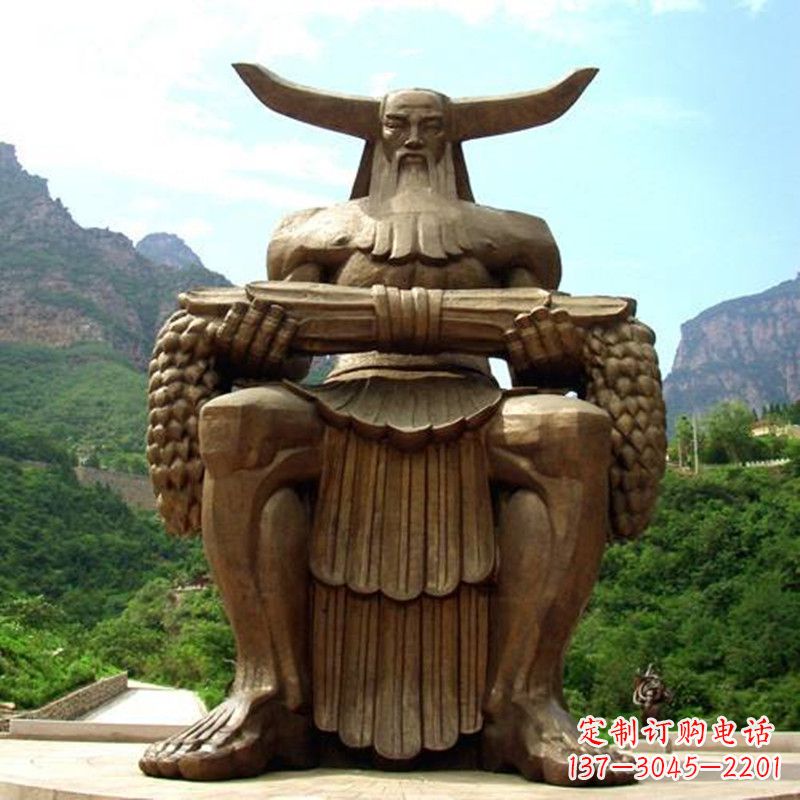 江西中华民族人文初祖五榖神农大帝大型景观雕塑