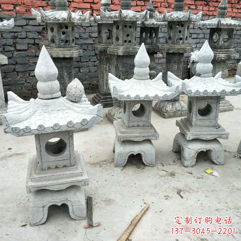 江西中式庭院石雕灯笼